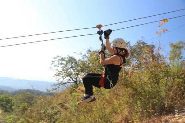 Ziplining in Nosara
